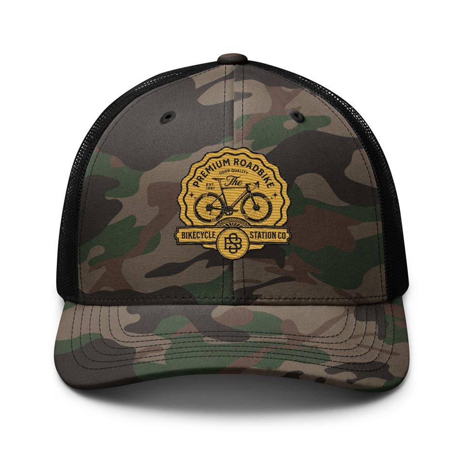 Bikecycle Station Co. - Sports Camouflage Trucker Hat