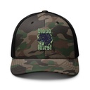 Blood Thirst - Neon Dog Camouflage Trucker Hat