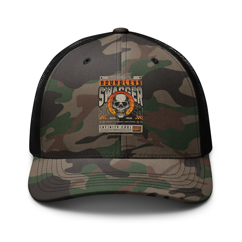 Boundless Swagger Camouflage Trucker Hat