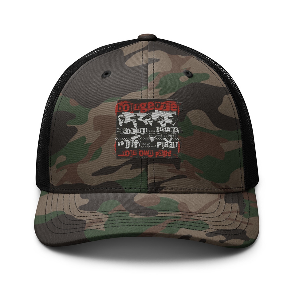 Bourgeoisie Camouflage Trucker Hat