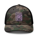 Brain Food - Y2K Skull Streetwear Camouflage Trucker Hat