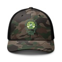 Breathe in peace, exhale chaos Camouflage Trucker Hat