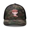 Burger Mascot Camouflage Trucker Hat