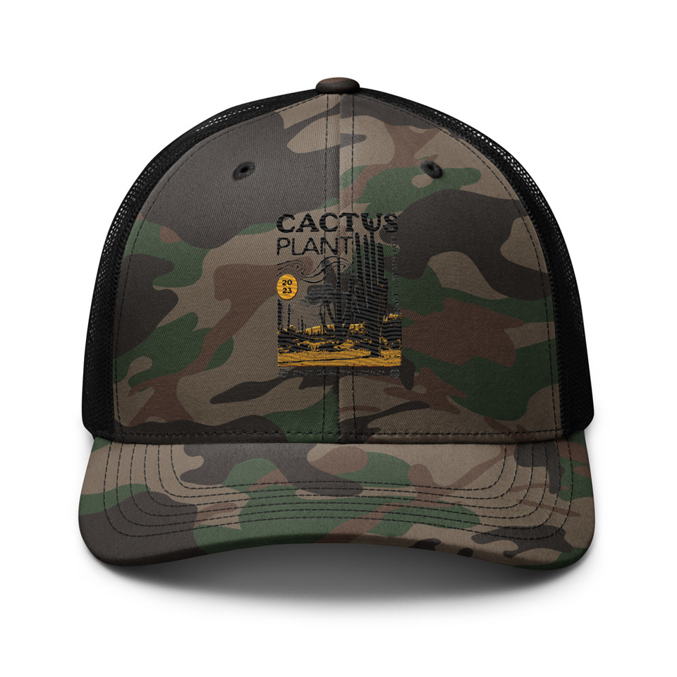 Cacus Plant - Desert Camouflage Trucker Hat
