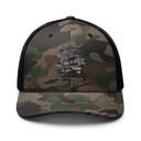 Caffeine Cruisers Camouflage Trucker Hat