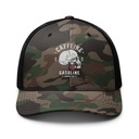 CAFFEINE GASOLINE Camouflage Trucker Hat