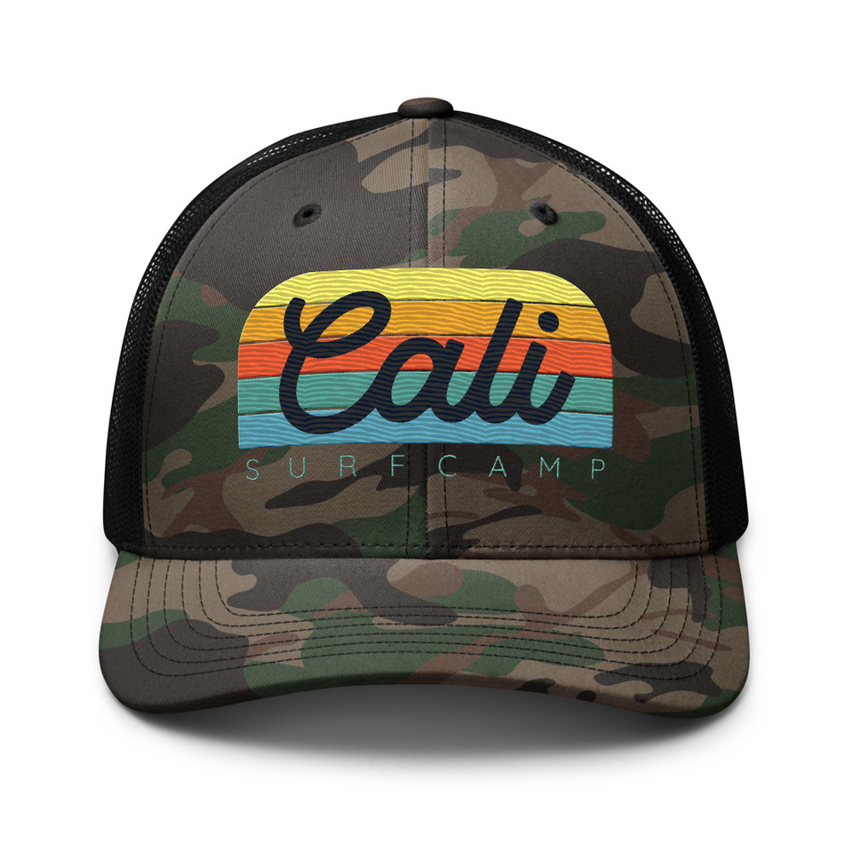 Cali Surf Camp - Outdoor Camouflage Trucker Hat