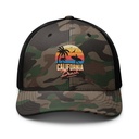 California Beach - Retro Surf Camouflage Trucker Hat