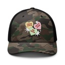 Candy Hearts - Valentine's Day Camouflage Trucker Hat