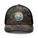 Catch These Waves Shark  Camouflage Trucker Hat