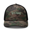 Christmas Tree Farm - Vintage Holiday Badge Camouflage Trucker Hat
