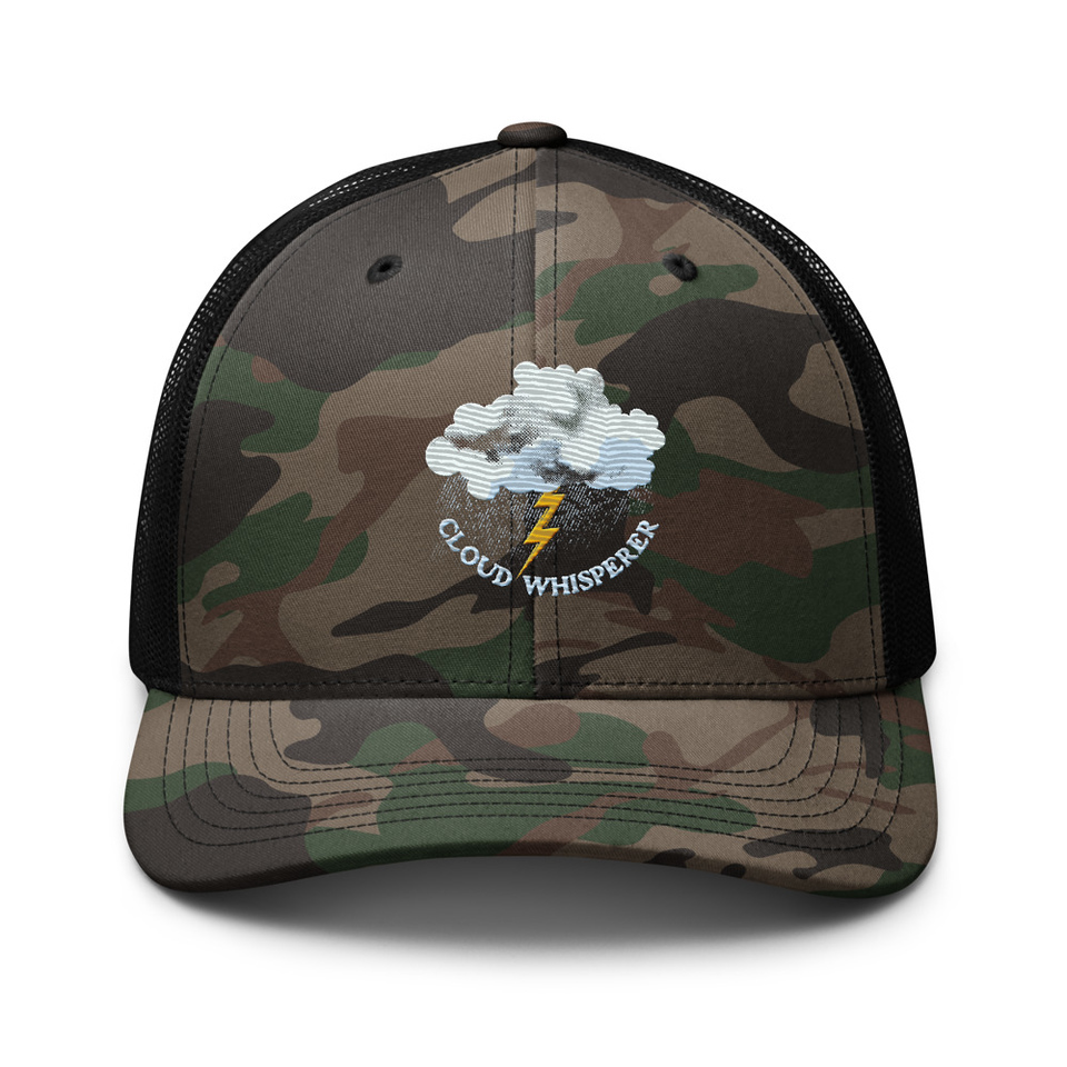 Cloud Whisperer - Rainy Weather Camouflage Trucker Hat