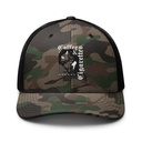 Coffee & Cigarettes Camouflage Trucker Hat