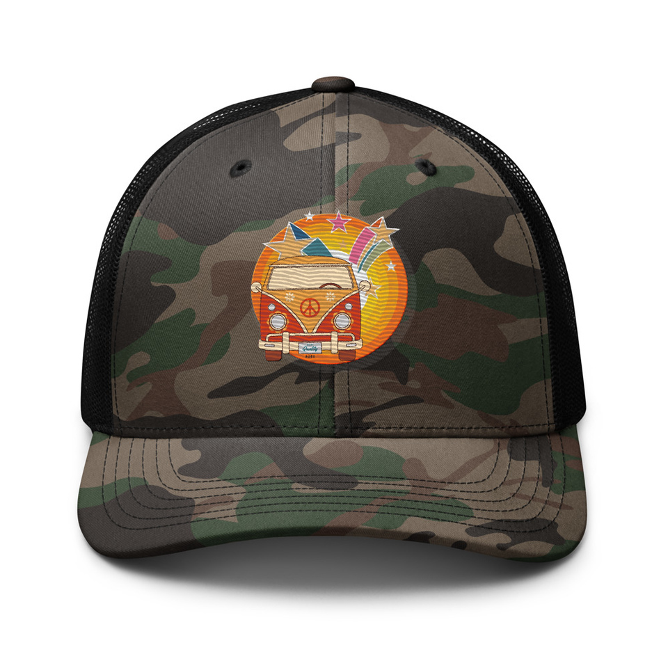 Crafted in Kittl Camouflage Trucker Hat