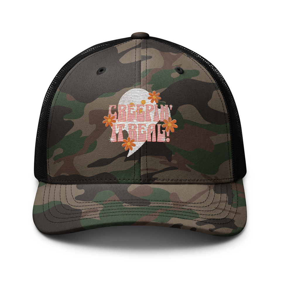 Creepin' It Real - Halloween Camouflage Trucker Hat