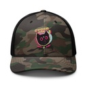 Cyber Cat - Neon Color Camouflage Trucker Hat