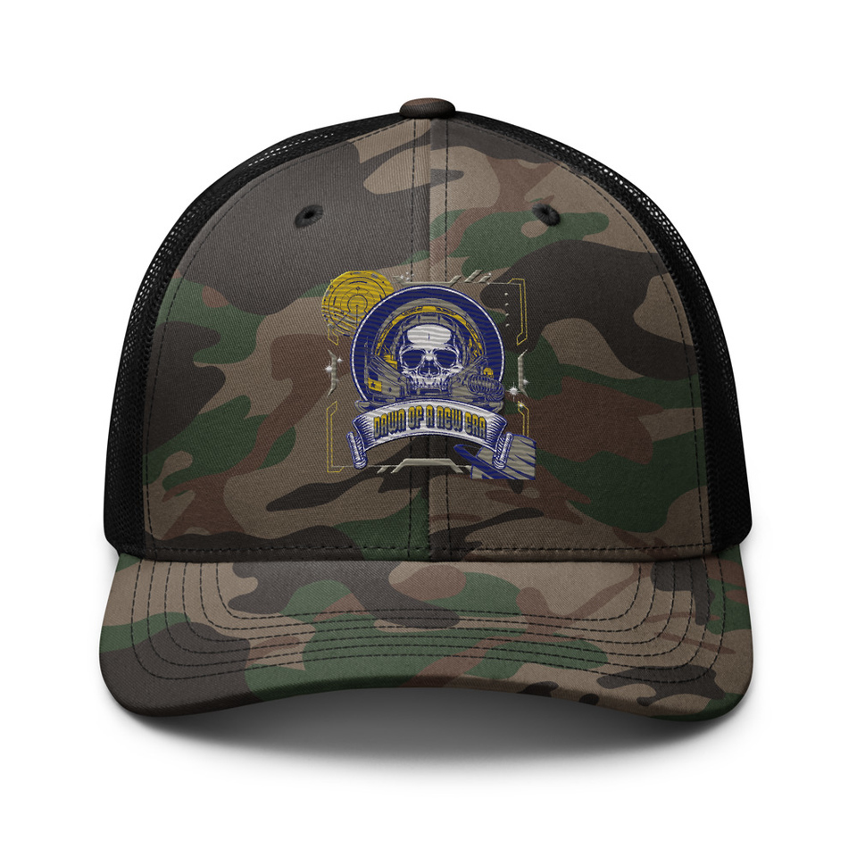 DAWN OF A NEW ERA Camouflage Trucker Hat