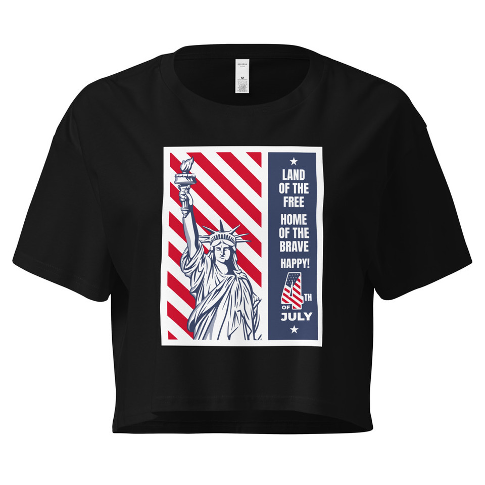4th of July Women's Crop Top
