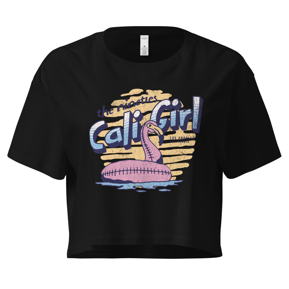 90's Cali Girl Women's Crop Top