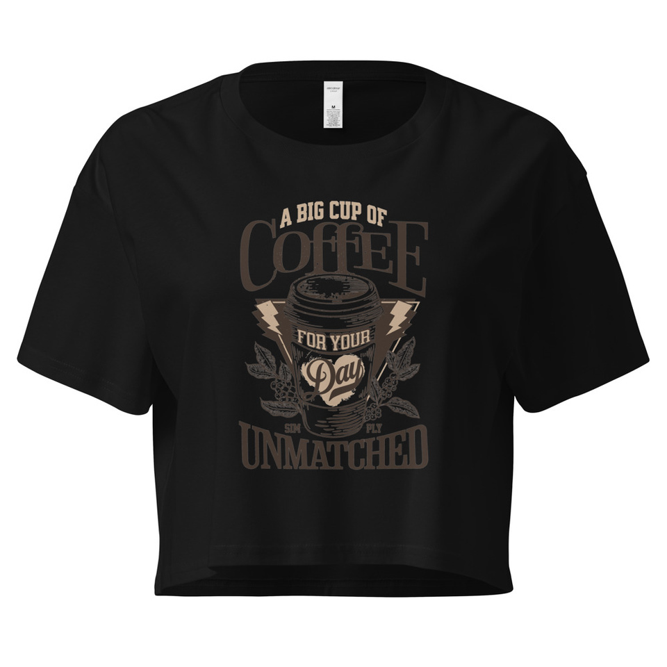 A Big Cup of Coffee Women's Crop Top