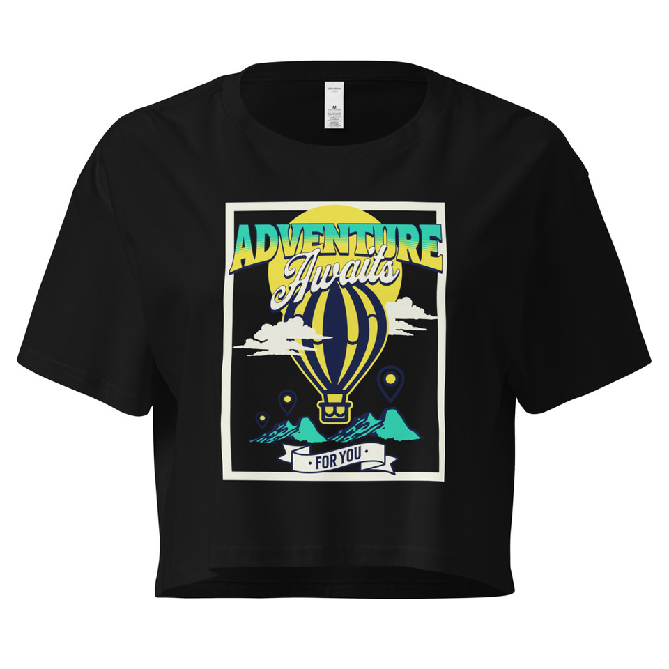 Adventure Awaits Women's Crop Top
