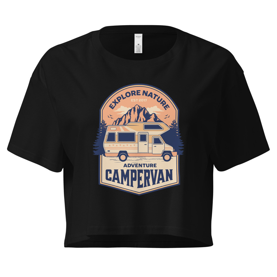 Adventure Campervan - Outdoor Women's Crop Top