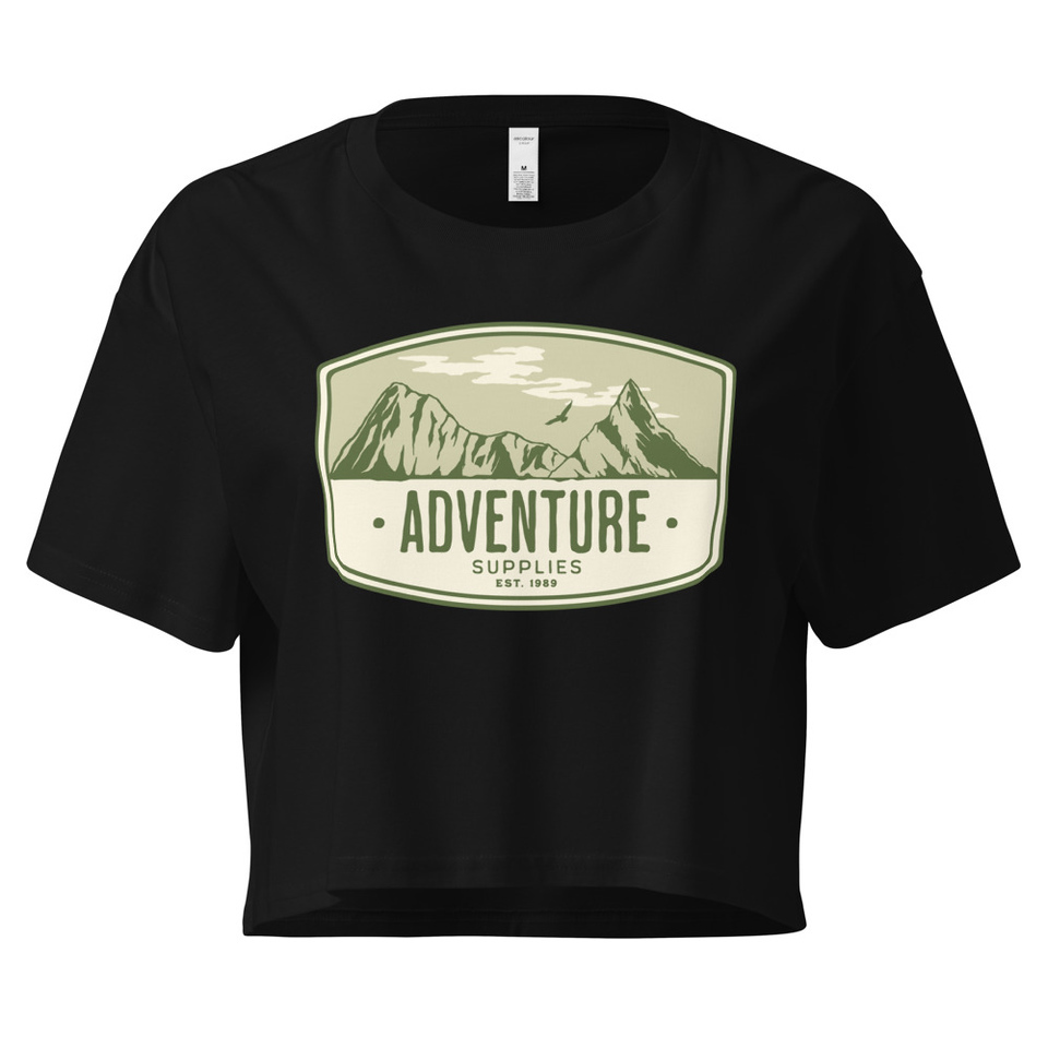 Adventure Supplies - Mountain Women's Crop Top