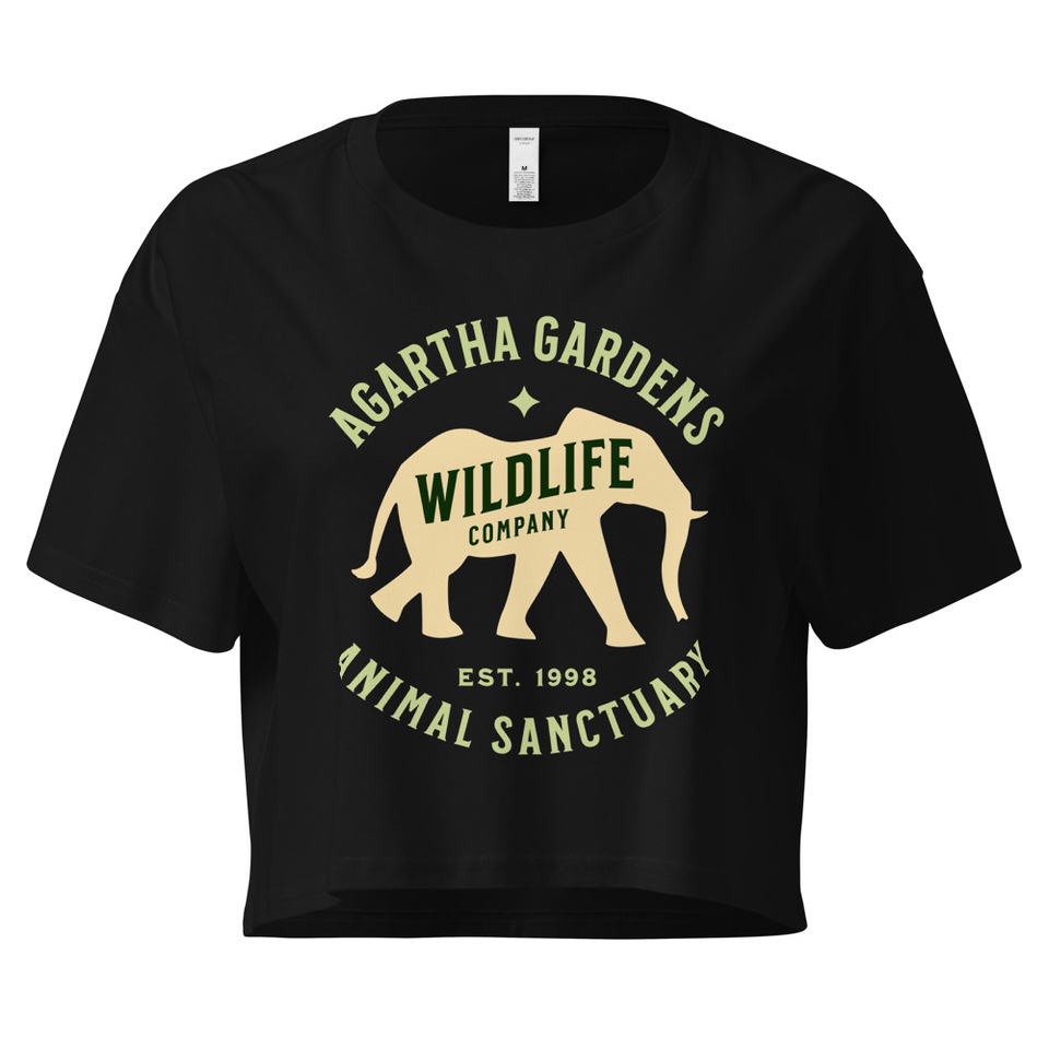 Agartha Gardens Wildlife - Animal Sanctuary Women's Crop Top