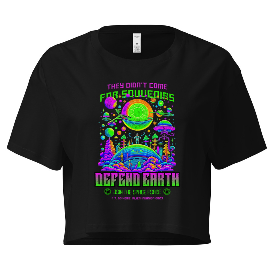 Alien Invasion Women's Crop Top
