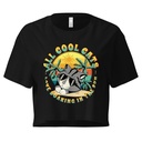 All Cool Cats - Sunset Beach Women's Crop Top