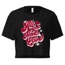 All You Need is Love - Retro Valentines Day Women's Crop Top