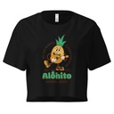Alohito Natural Juices - Pineapple Mascot Women's Crop Top