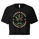 Always Happy - Cannabis Women's Crop Top