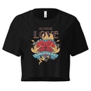 Always Love Yourself - Retro Inspirational Quote Women's Crop Top