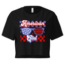 American girl Women's Crop Top