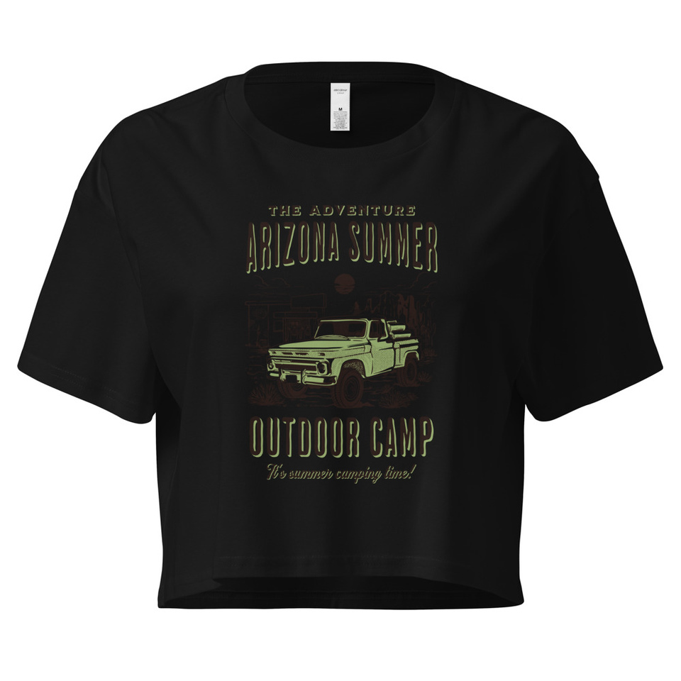 Arizona Outdoor Camp - Classic Truck Women's Crop Top