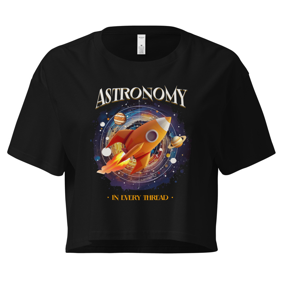 Astronomy in Every Thread Women's Crop Top
