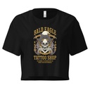 Bald Eagle Tattoo Shop - Skeleton Women's Crop Top