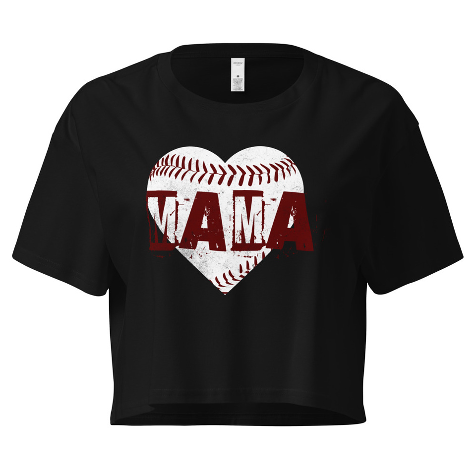 Baseball MAMA Women's Crop Top