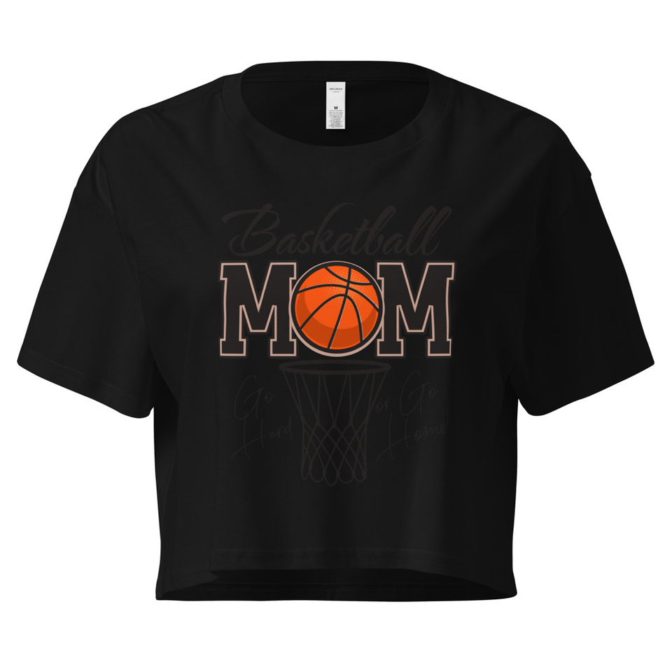 Basketball Mom - Mother's Day Women's Crop Top