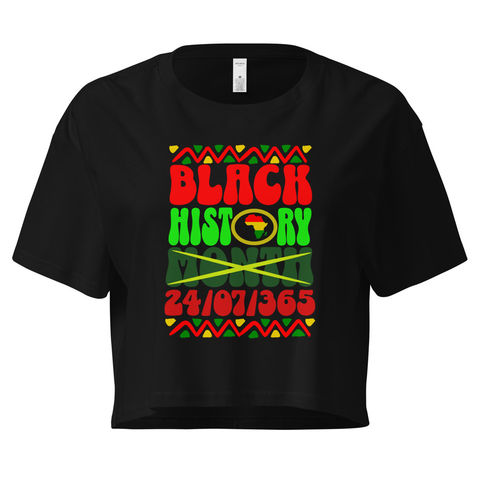 Black History Month Women's Crop Top
