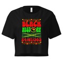 Black History Month Women's Crop Top