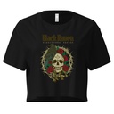Black Raven Tattoo - Skull & Thorns Women's Crop Top