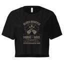 Blues Music from the Soul - Guitar Women's Crop Top