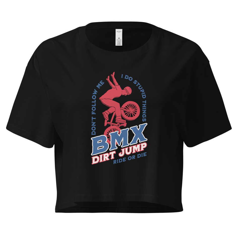 BMX Dirt Jump - Extreme Sports Women's Crop Top