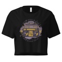 Boombox Music Player - Retro Women's Crop Top