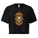 Born To Be Free - Skull Women's Crop Top