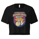 Bowling Championship - Retro Athlectic Sports Women's Crop Top