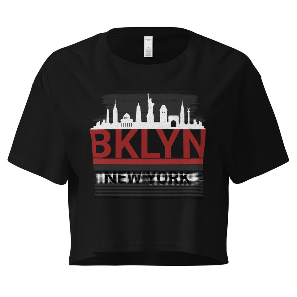 Brooklyn -New York   Women's Crop Top