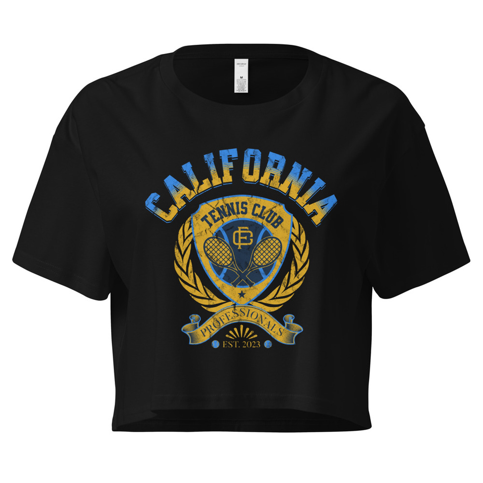 CALIFORNIA TENNIS PROFESSIONALS Women's Crop Top